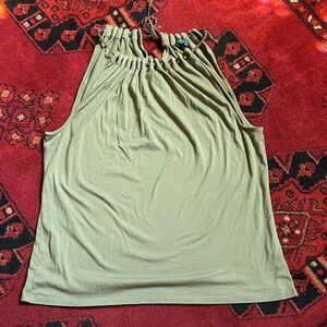 Ralph Lauren Neutral Halter top with Leather strap